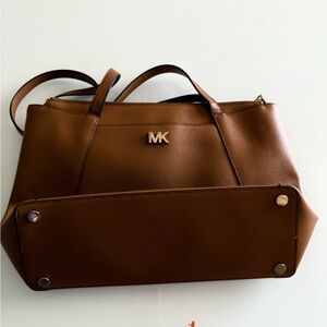 Michael Kors Tan Leather Satchel